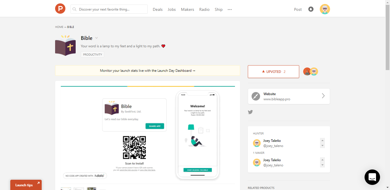 Bible App Launched 🚀